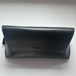 Bally Black Leather Eyeglass Case